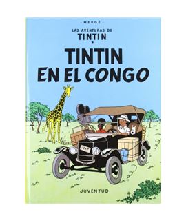 JUVENTUD 02 - TINTÍN EN EL CONGO (CARTONÉ) - album-las-aventuras-de-tintin-tintin-en-el-congo