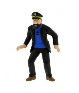 FIGURA PVC - HADDOCK EN EL RALLY - 9CM - figura-de-coleccion-tintin-el-capitan-haddock-9cm-moulinsart-42430-2010