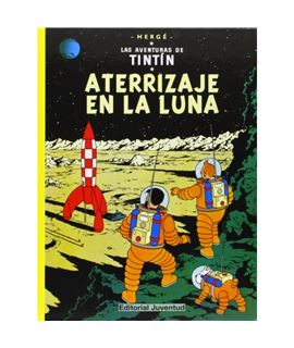 JUVENTUD 17 - ATERRIZAJE EN LA LUNA (RÚSTICA) - album-de-tintin-on-a-marche-sur-la-lune-ed-casterman_1