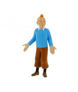 FIGURA PVC - TINTÍN JERSEY AZUL - 8,5CM - figura-de-coleccion-tintin-en-jersey-azul-85cm-moulinsart-42502-2012