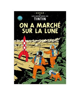 POSTAL DE PORTADA FRANCÉS - ON A MARCHE - 16._on_a_march_sur_la_lune