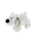 LLAVERO PELUCHE MILU 8 CM - 35138-llavero-milu-snowy-milou-porte-cles-keyring-peluche