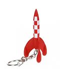 LLAVERO PVC - COHETE - 5,5CM - llavero-figura-tintin-el-cohete-lunar-55cm-moulinsart-42438-2010