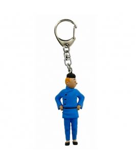 LLAVERO PVC - TINTÍN LOTO - 6CM - llavero-figura-tintin-en-traje-chino-6cm-moulinsart-42465-2011