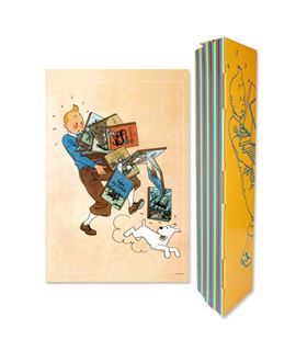 POSTER PROMOCIONAL 1945 - TINTIN Y LOS ALBUMES - 23003-w600-1