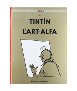 JOVENTUT 24 - TINTÍN I L´ART-ALFA (CARTONÉ) - album-de-tintin-tintin-et-l-alph-art-ed-casterman_1