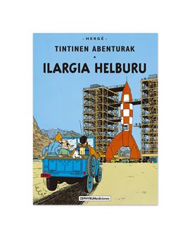 ZEPHYRUM 16 -TINTINEN ILARGIA HELBURU - EUSKERA - las-aventuras-de-tintin-objetivo-la-luna-euskera-1