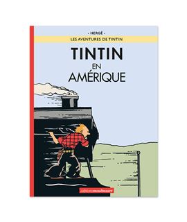 TINTIN EN AMÉRIQUE - LOCOMOTORA (COLOREADO) - tintin-america-1932-facsimil-coloreado-coloring-1