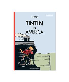 TINTIN IN AMERICA - LOCOMOTORA (COLOREADO) - 703104-tintin-america-1932-facsimil-coloreado-coloring-ENG-1