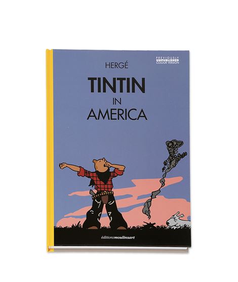 TINTIN IN AMERICA - BOSTEZO (COLOREADO) - 703105-tintin-in-america-facsimil-1932-coloring-ENG-2