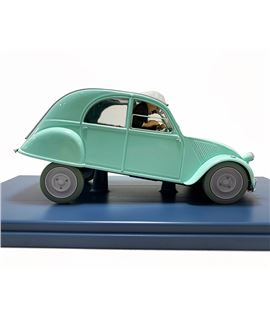 COCHE ESCALA 1/24 - 08 - LA 2CV DES DUPONDT - L´AFFAIRE TOURNESOL - 29908-tintin-shop-barcelona-citroen-2cv-dupond-dupont-affair