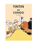 POSTER 01 - TINTIN AU CONGO (COLOR) - 22011