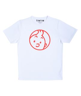 CAMISETA TINTÍN CARA BLANCA - 903001