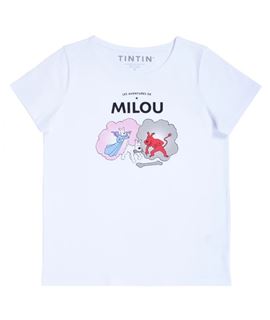 CAMISETA MILÚ ÁNGEL Y DEMONIO BLANCA - 904001-1