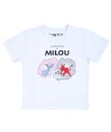 CAMISETA MILÚ ÁNGEL Y DEMONIO BLANCA - 904001-2