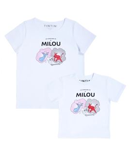 CAMISETA MILÚ ÁNGEL Y DEMONIO BLANCA - 904001-3