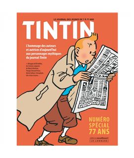 TINTIN, LE JOURNAL DES JEUNES DE 7 À 77 ANS (RÚSTICA) - moulinsart-le-journal-tintin-special-77-ans-edicion-tapa-blanda