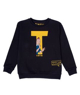 SUDADERA "T" NEGRA - 932100