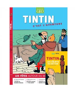 GEO - TINTIN C´EST L´AVENTURE 18 - revista-geo-tintin-les-fetes-du-monde-les-objets-du-mythe-n18-2023